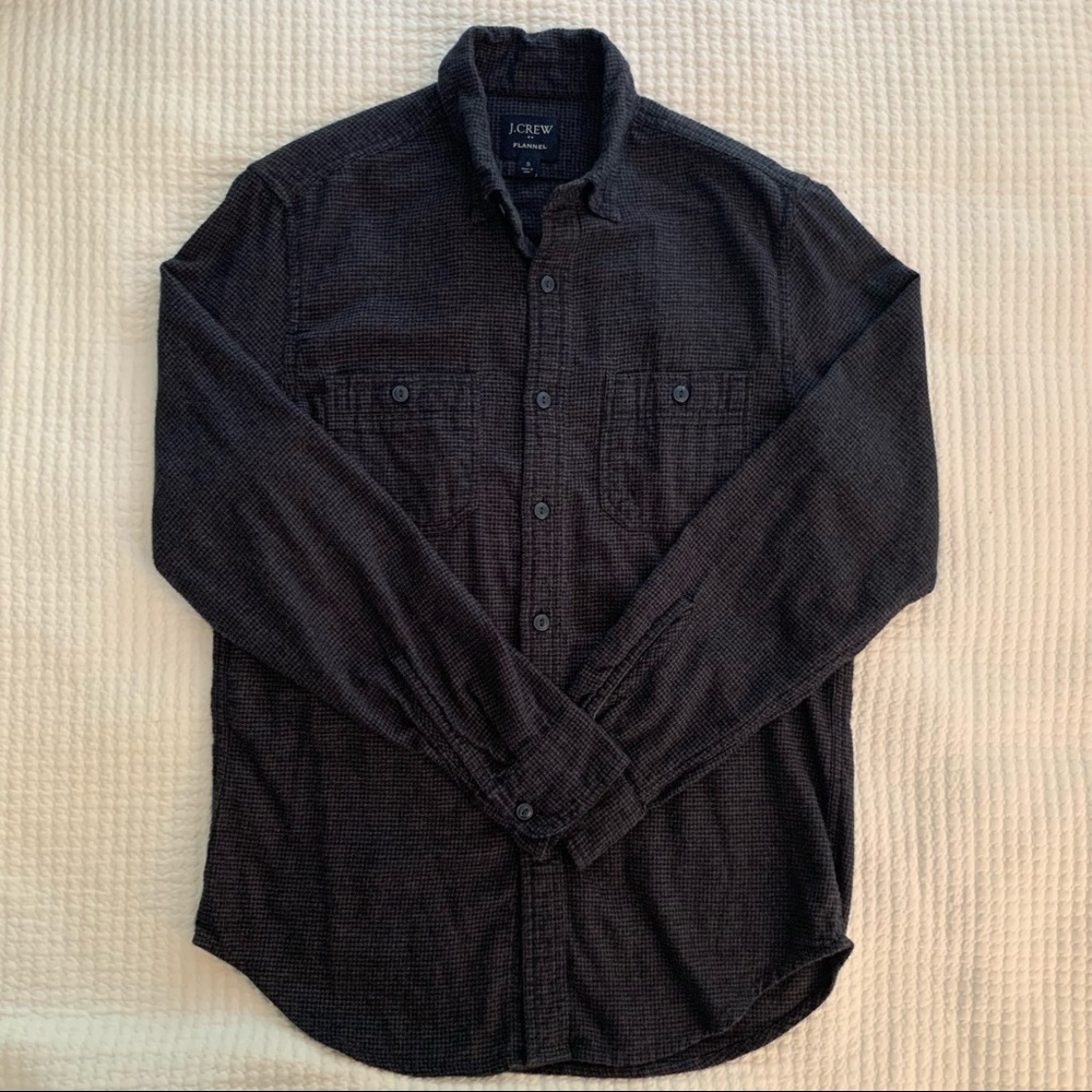 J.Crew men’s houndstooth flannel button down